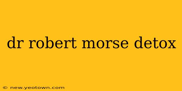 dr robert morse detox
