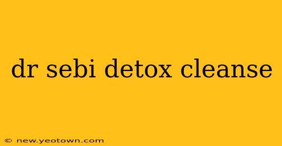 dr sebi detox cleanse