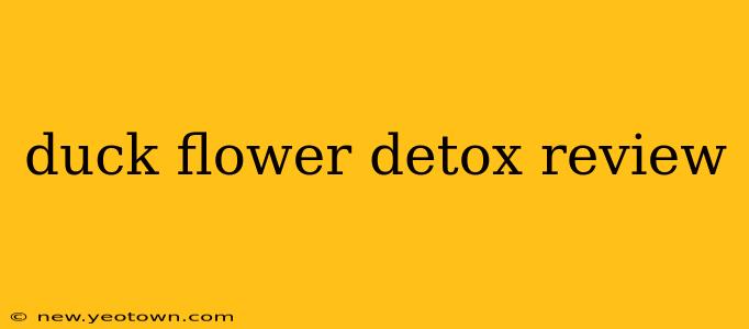 duck flower detox review