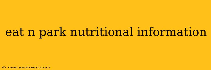 eat n park nutritional information