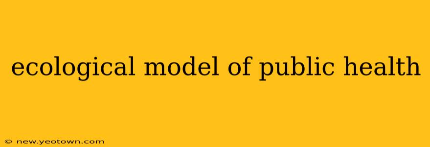 ecological model of public health