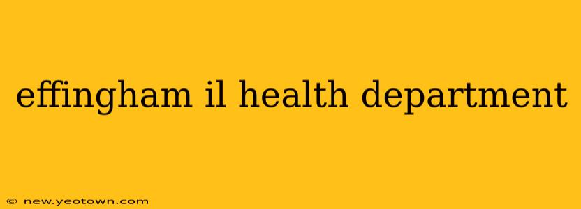 effingham il health department