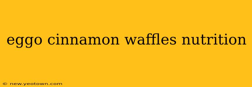 eggo cinnamon waffles nutrition