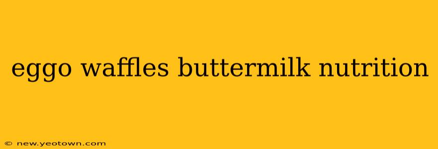 eggo waffles buttermilk nutrition