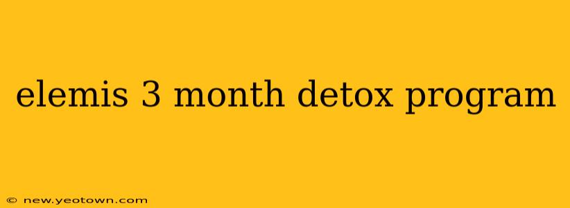 elemis 3 month detox program