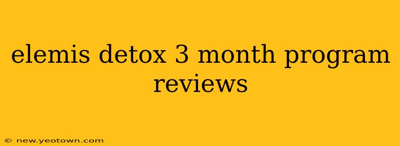 elemis detox 3 month program reviews