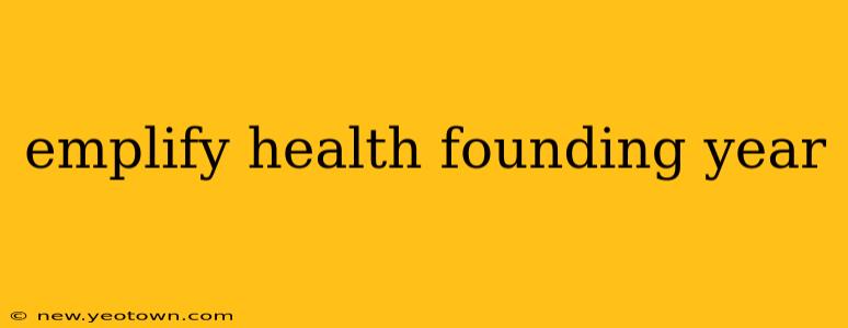 emplify health founding year