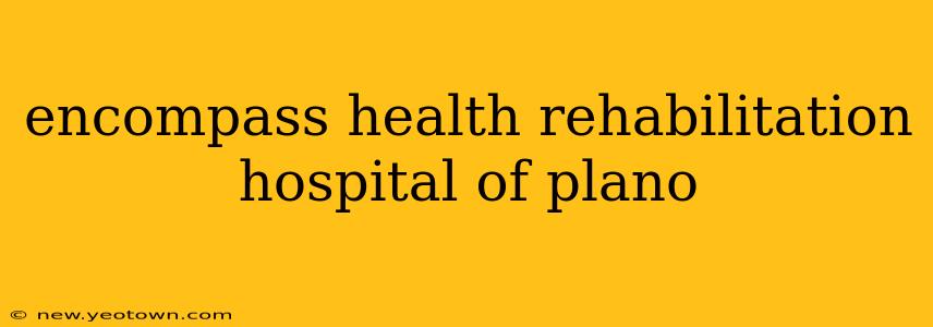 encompass health rehabilitation hospital of plano