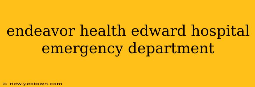 endeavor health edward hospital emergency department
