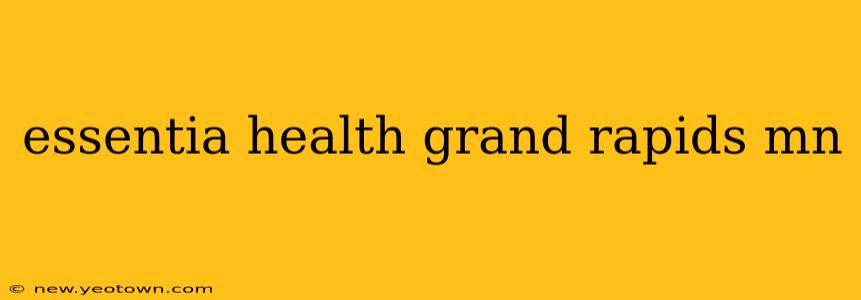 essentia health grand rapids mn