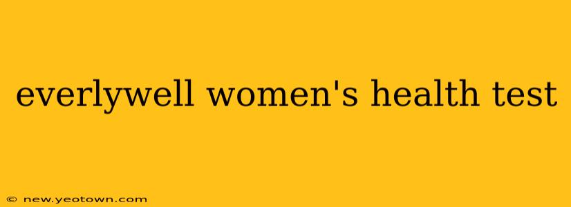 everlywell women's health test
