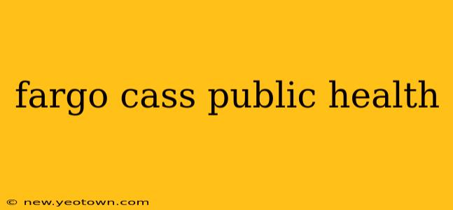 fargo cass public health