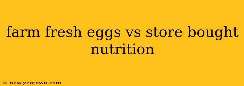 farm fresh eggs vs store bought nutrition