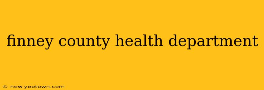 finney county health department