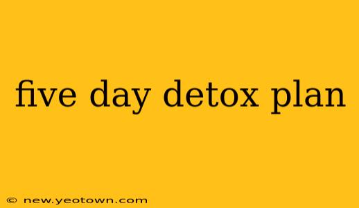five day detox plan