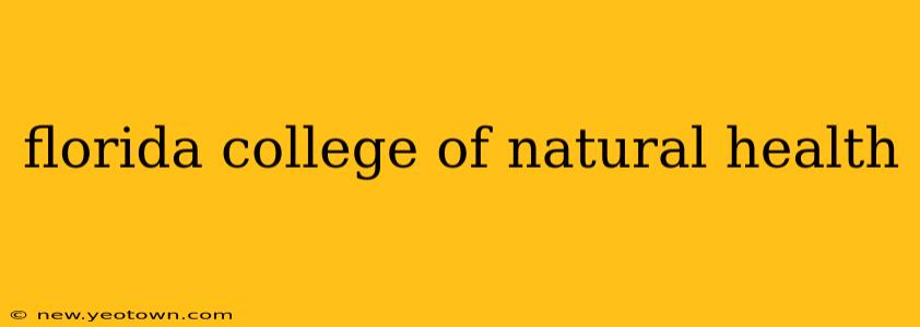 florida college of natural health