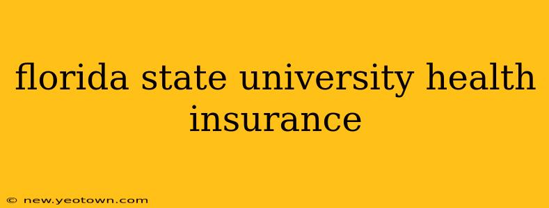 florida state university health insurance