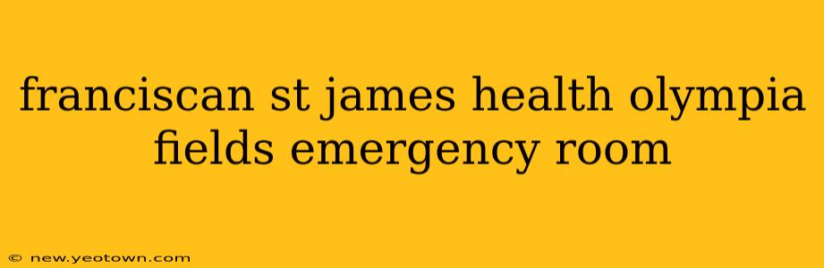 franciscan st james health olympia fields emergency room