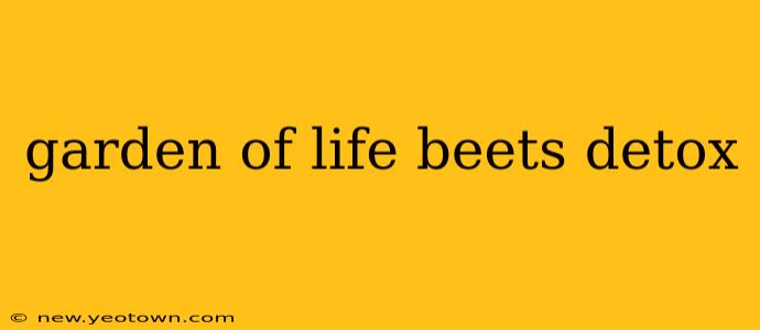 garden of life beets detox
