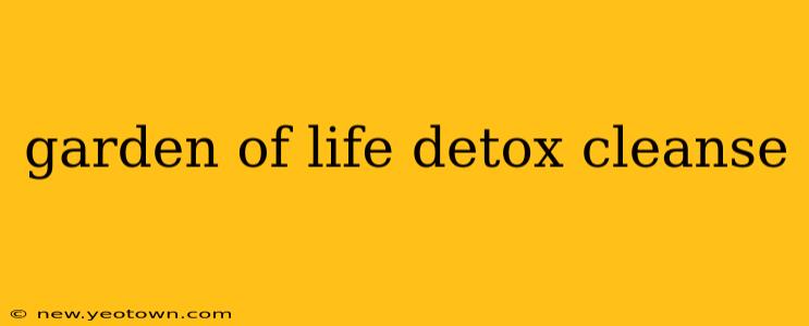 garden of life detox cleanse