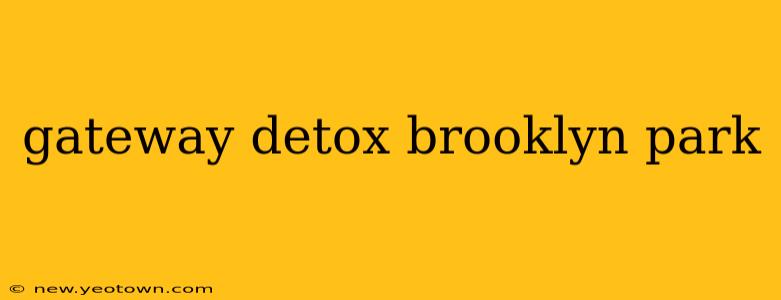 gateway detox brooklyn park