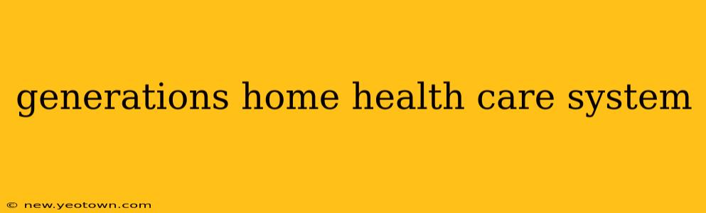 generations home health care system