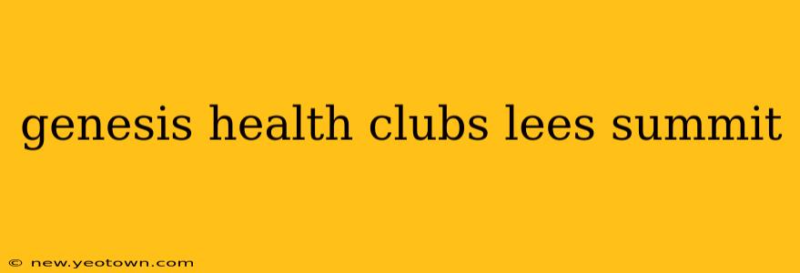 genesis health clubs lees summit