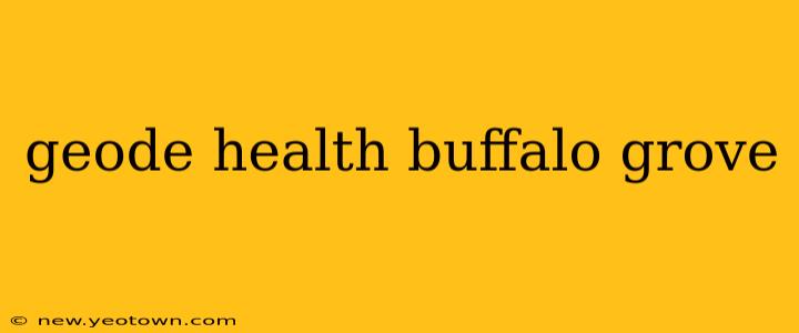 geode health buffalo grove