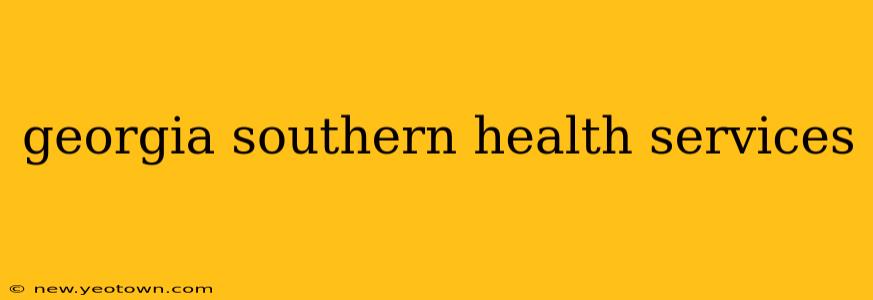georgia southern health services