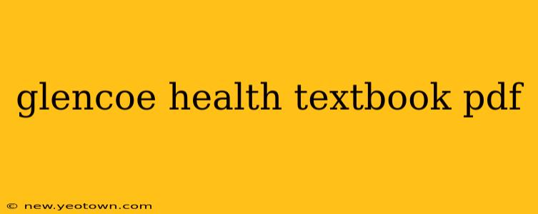 glencoe health textbook pdf