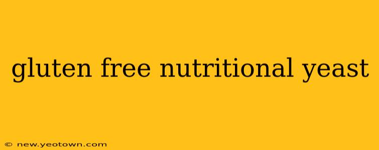 gluten free nutritional yeast