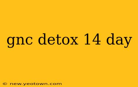 gnc detox 14 day