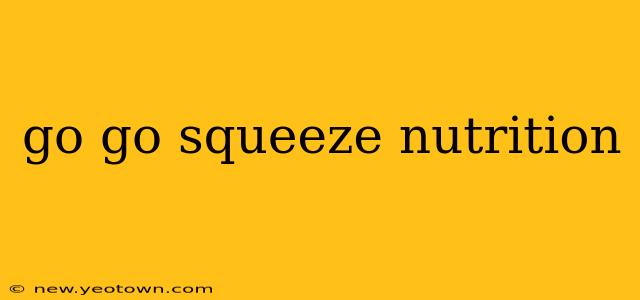 go go squeeze nutrition