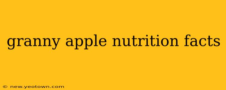 granny apple nutrition facts