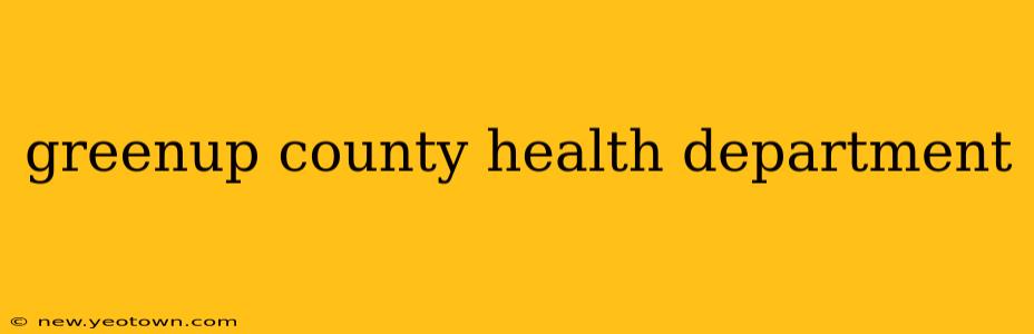greenup county health department