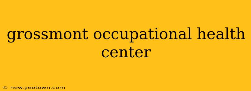 grossmont occupational health center