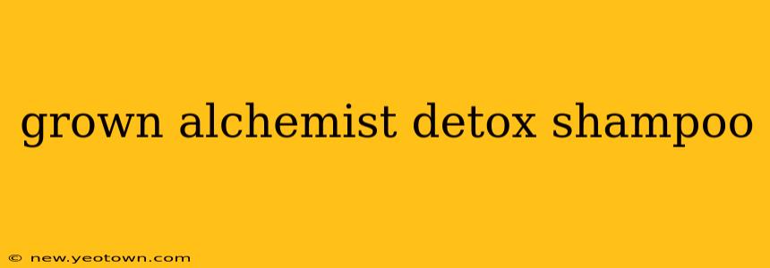 grown alchemist detox shampoo