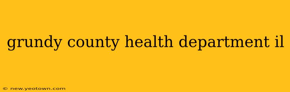 grundy county health department il