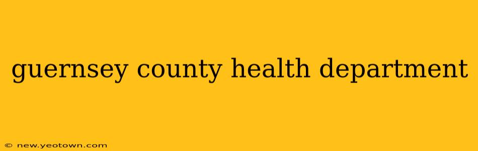 guernsey county health department