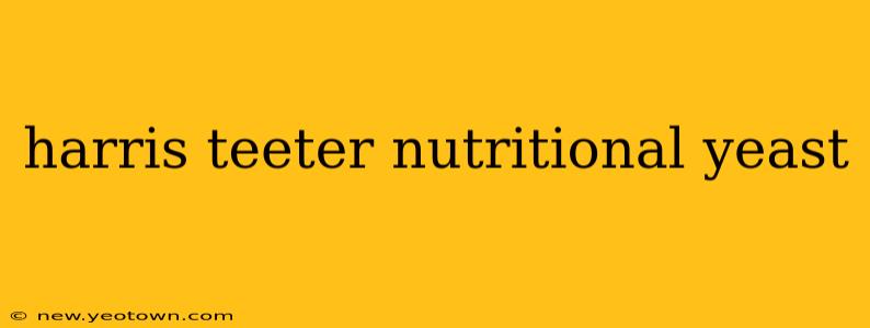 harris teeter nutritional yeast