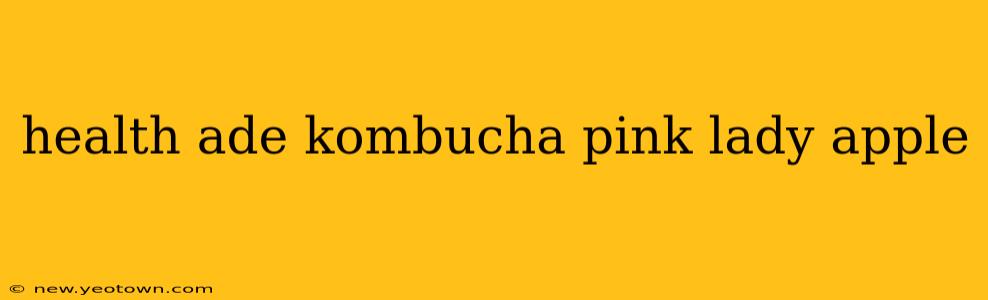 health ade kombucha pink lady apple