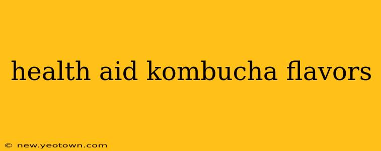 health aid kombucha flavors
