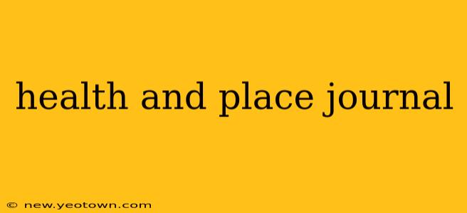 health and place journal