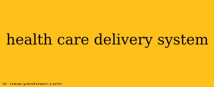 health care delivery system
