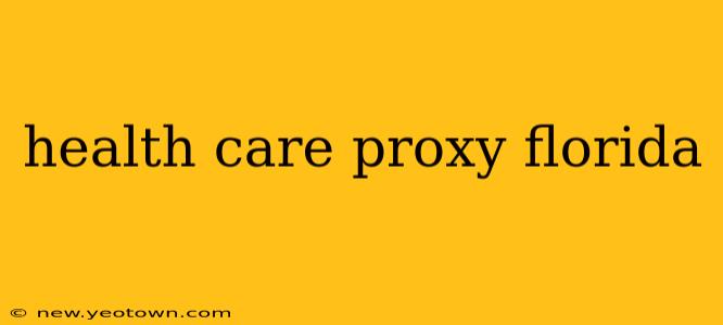 health care proxy florida