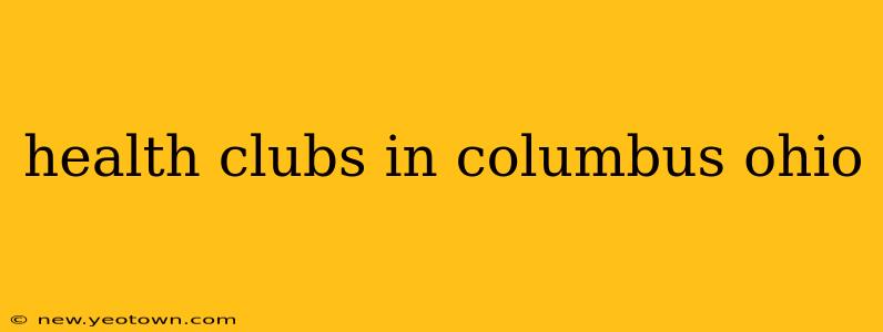 health clubs in columbus ohio