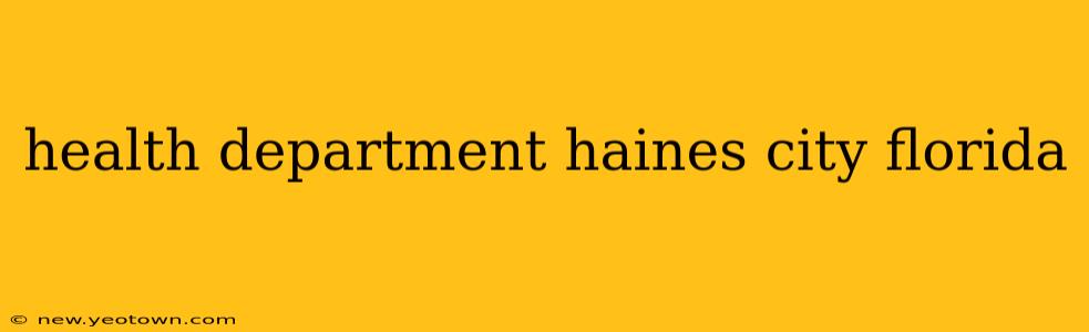 health department haines city florida