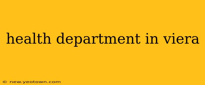 health department in viera