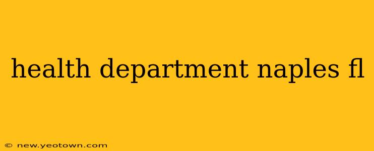 health department naples fl