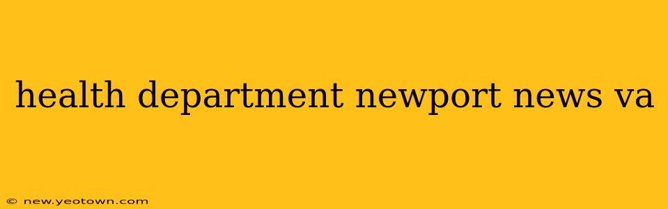 health department newport news va